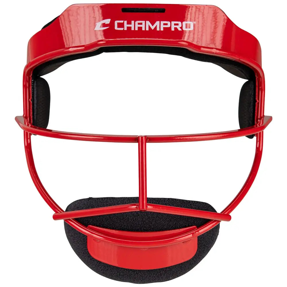Champro Cm03 Sentry Fielder’s Facemask - Scarlet