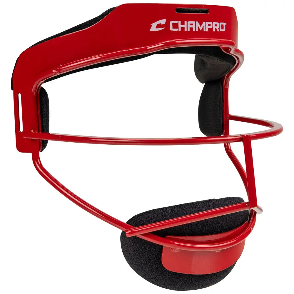 Champro Cm03 Sentry Fielder’s Facemask - Scarlet - Mens