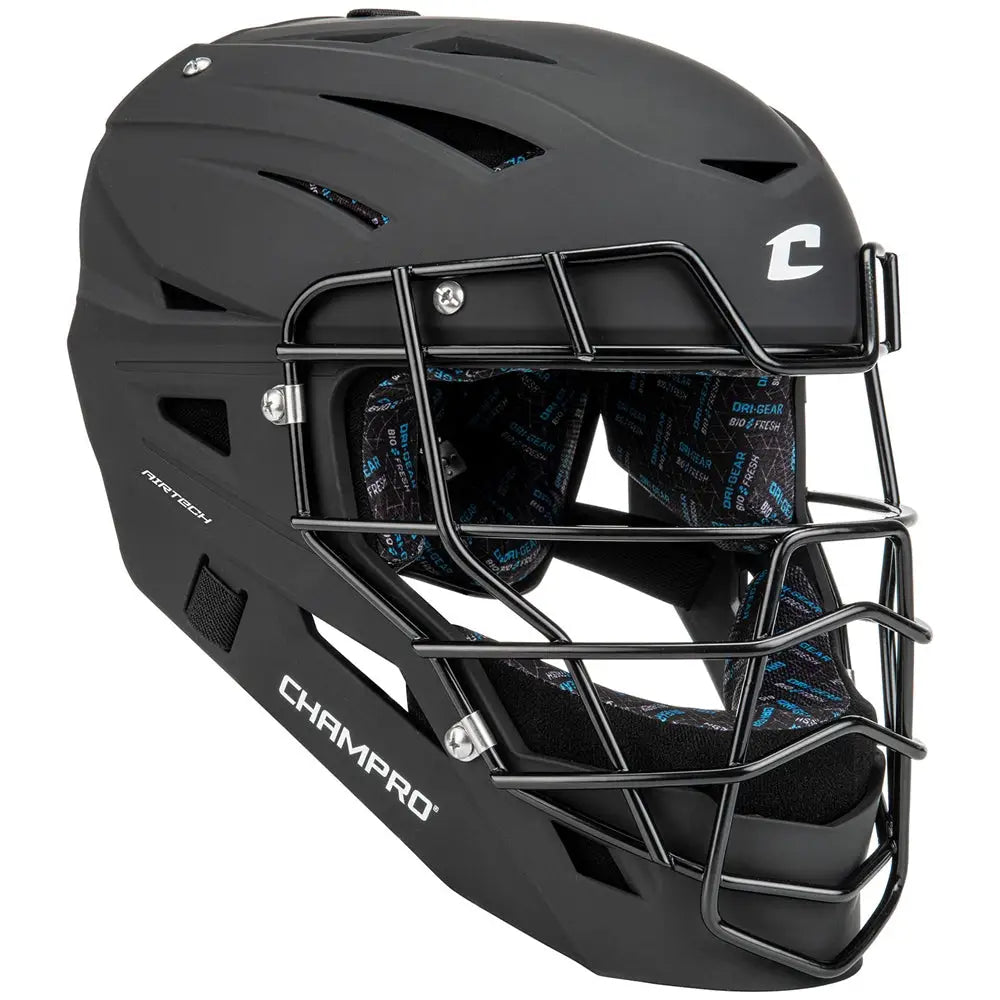 Champro Cmhxm Hxboss Matte Catcher’s Headgear - Black