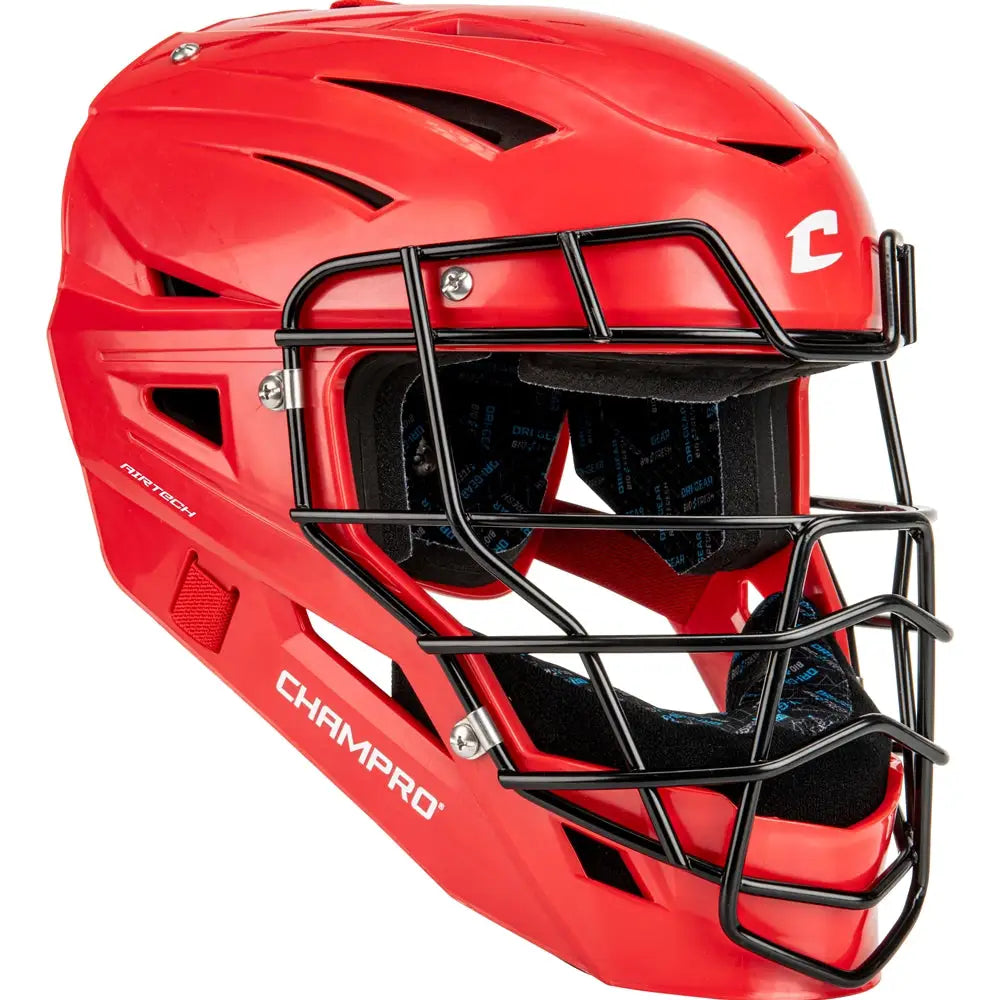 Champro Cmhxu Cannon Catcher’s Helmet - Scarlet