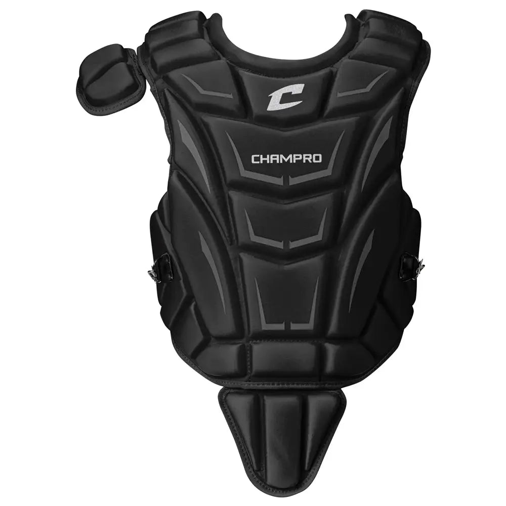 Champro Cp104 Optimus Mvp Chest Protector 12’’ Length - Black - Youth