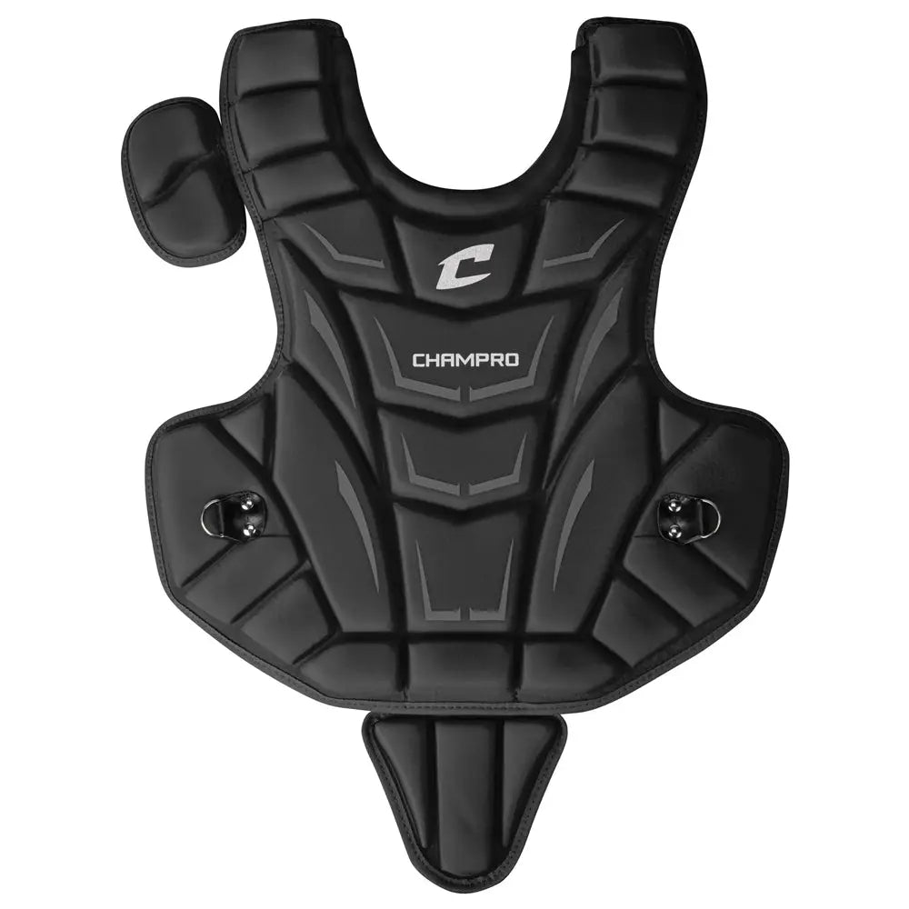 Champro Cp104 Optimus Mvp Chest Protector 12’’ Length - Black - Youth