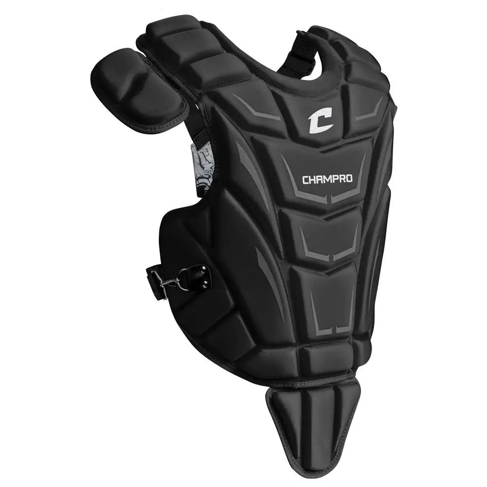 Champro Cp104 Optimus Mvp Chest Protector 12’’ Length - Black - Youth