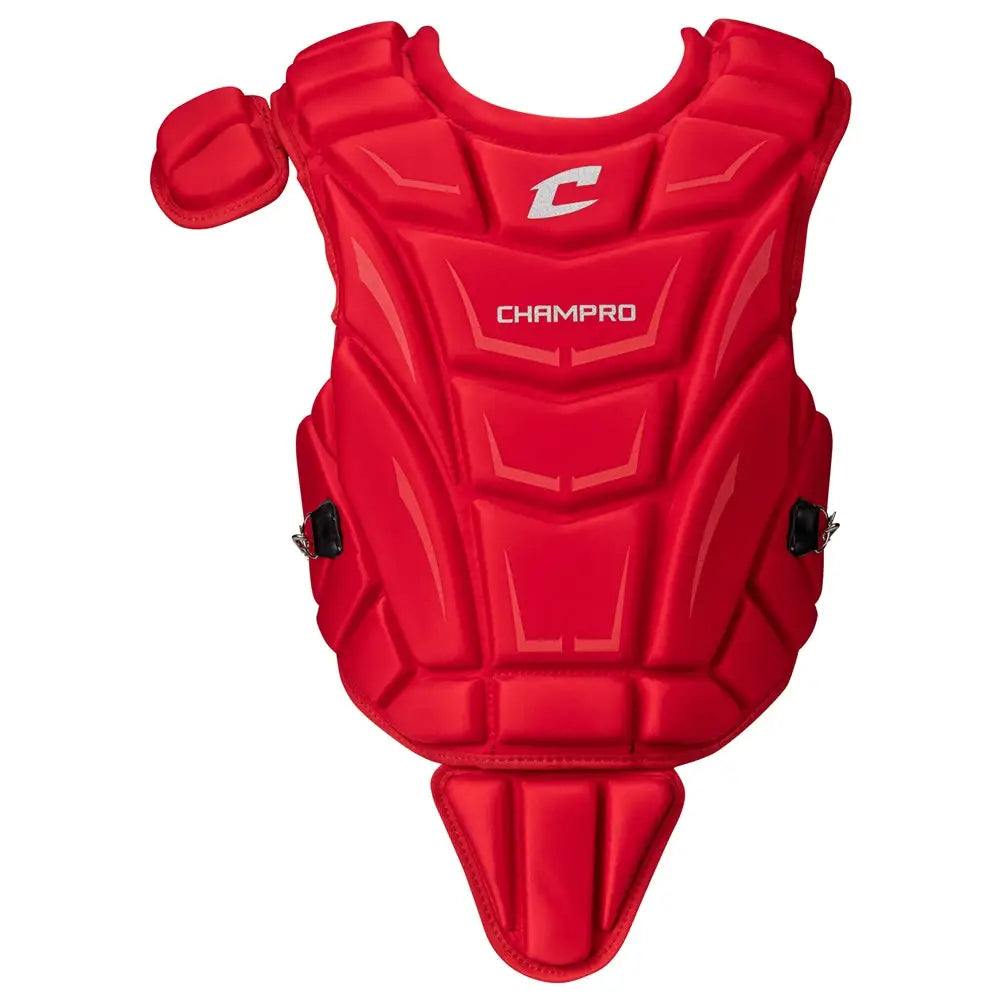 Champro Cp104 Optimus Mvp Chest Protector 12’’ Length - Scarlet - Youth