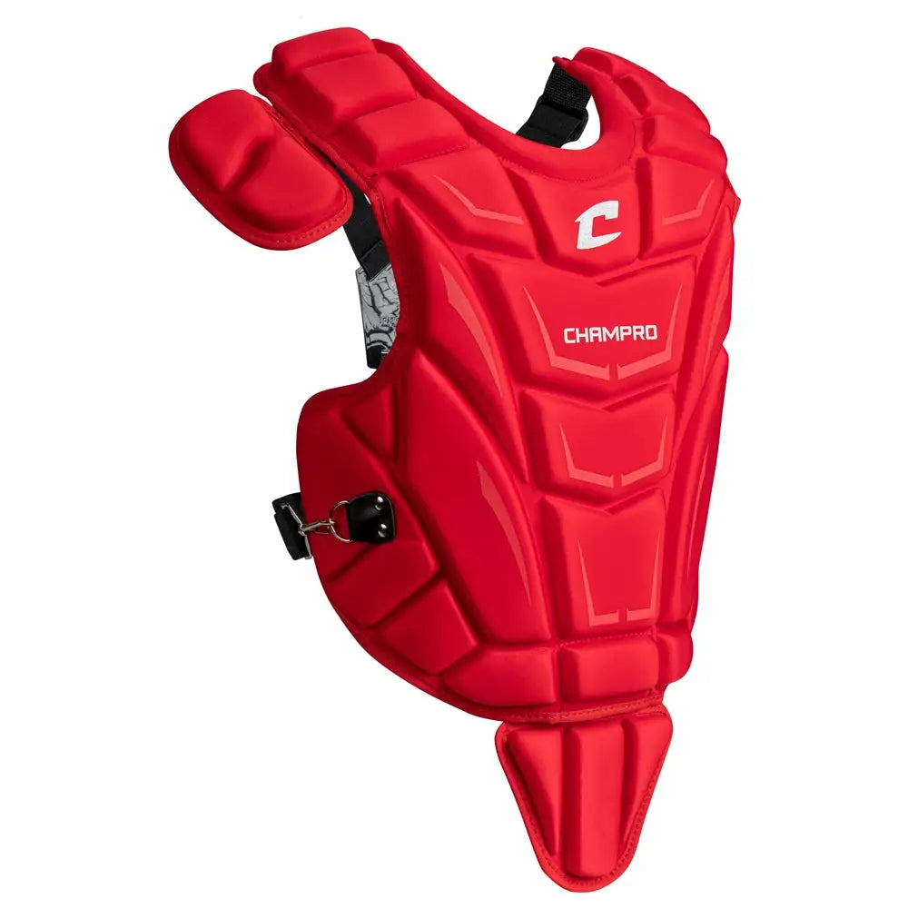Champro Cp104 Optimus Mvp Chest Protector 12’’ Length - Scarlet - Youth