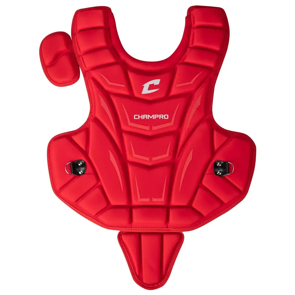 Champro Cp104 Optimus Mvp Chest Protector 12’’ Length - Scarlet - Youth