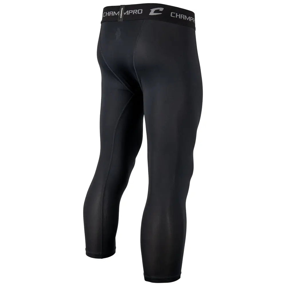 Champro Cs13 Lightning Compression 2.0 Three-quarter Length Tight - Black