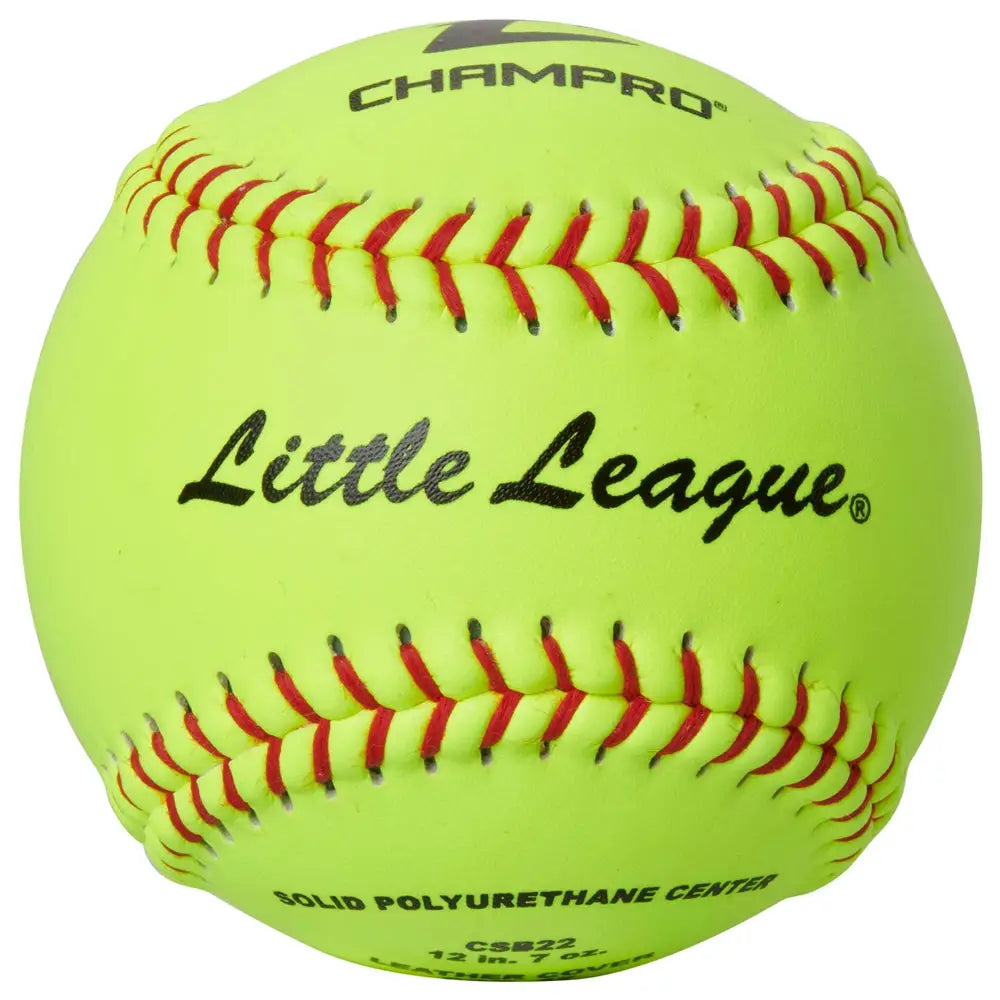 Champro Csb22 Little League 12’’ Tournament Fast Pitch Softball - Leather Cover