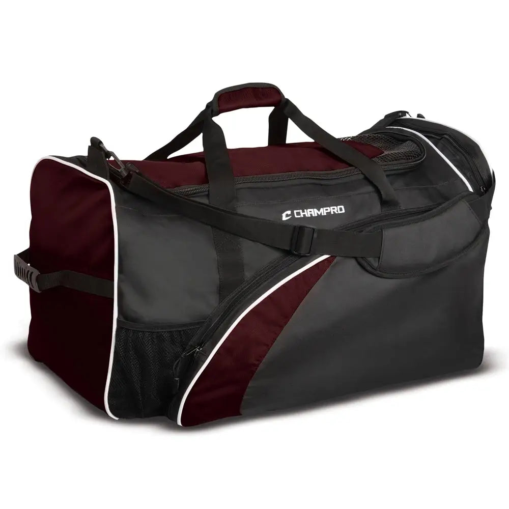 Champro E43 Varsity Football Equipment Bag 26’’ x 15’’ - Maroon