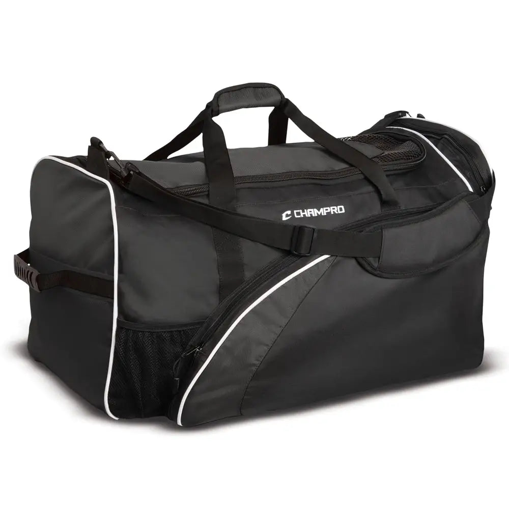 Champro E43 Varsity Football Equipment Bag 28 x 15 - Black