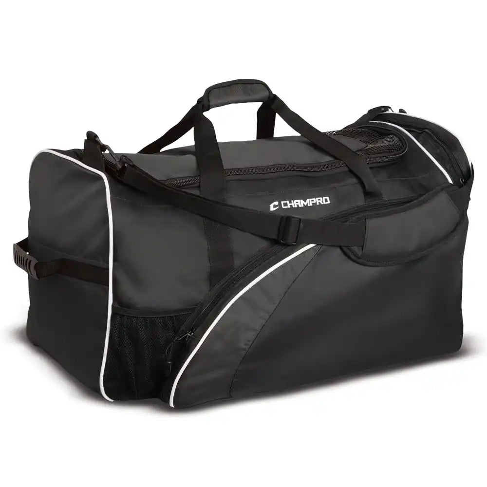 Champro E43 Varsity Football Equipment Bag 28 x 15 - Black