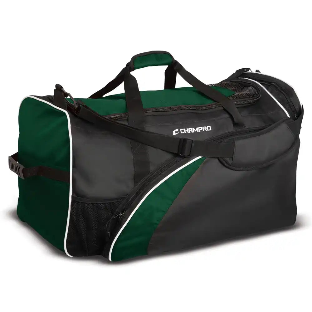 Champro E43 Varsity Football Equipment Bag 28 x 15 - Forest Green