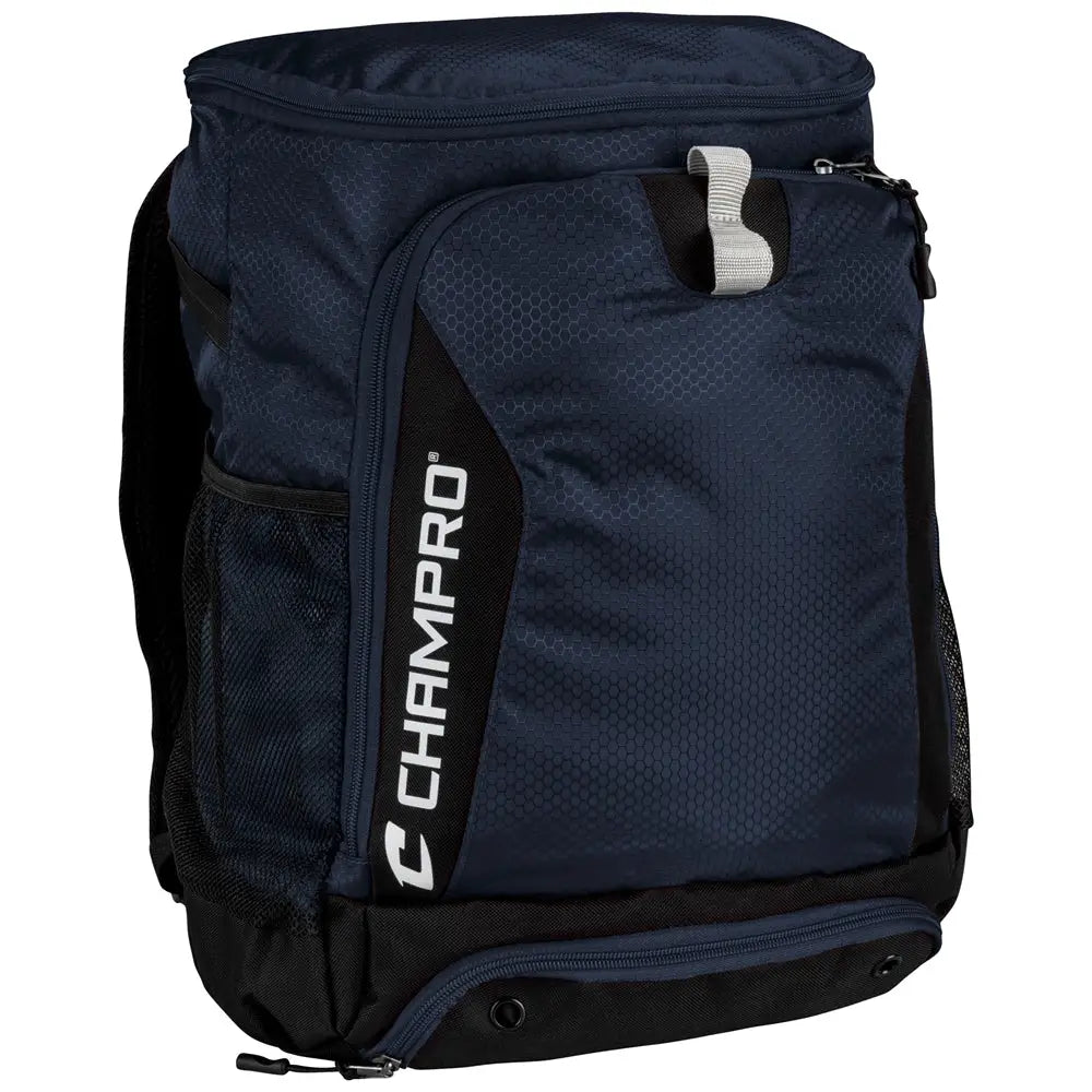 Champro E81 Fortress 2 Backpack - 13’’ x 8’’ 18’’ - Navy