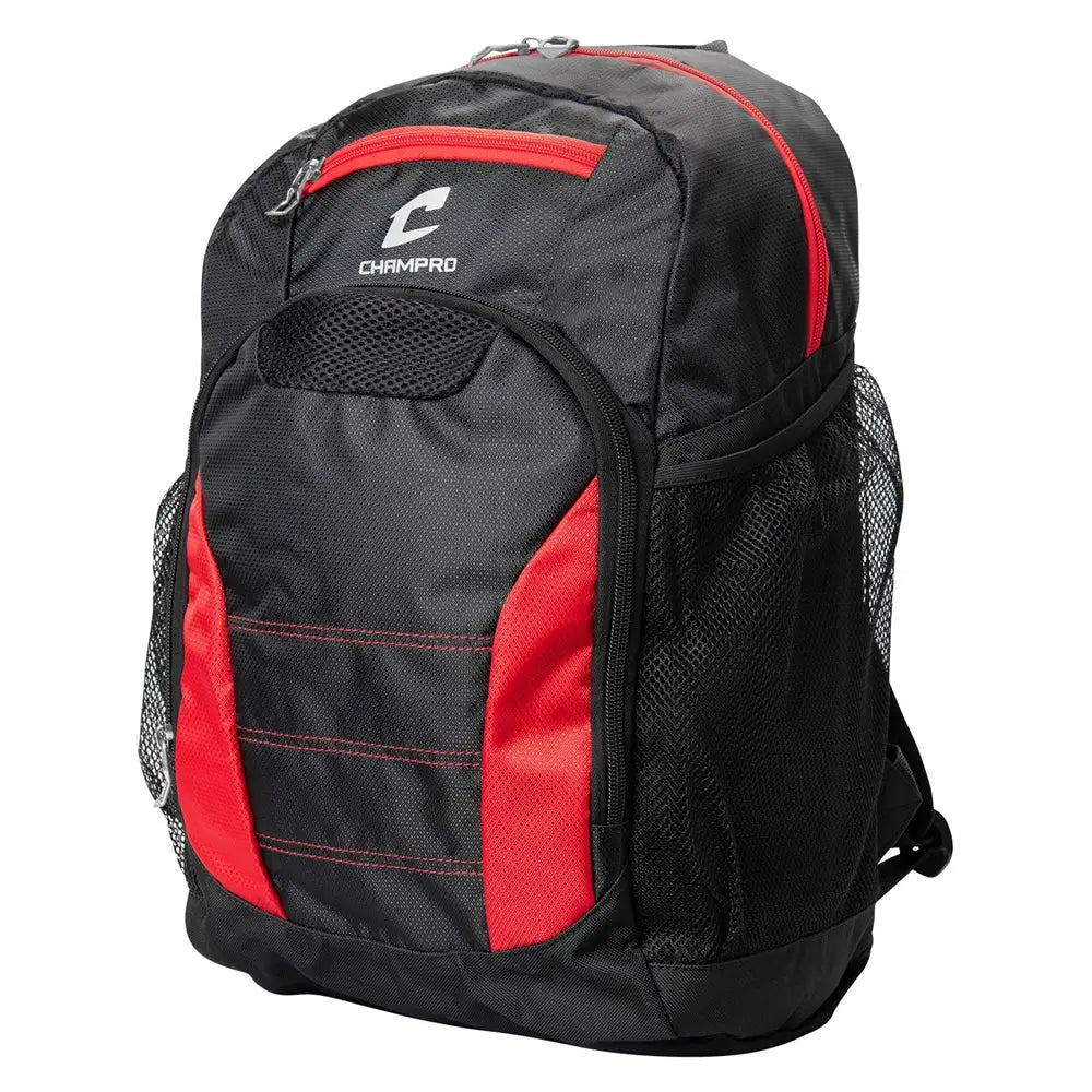 Champro E83 Competition Backpack 19’’l x 11’’w 9’’d - Scarlet