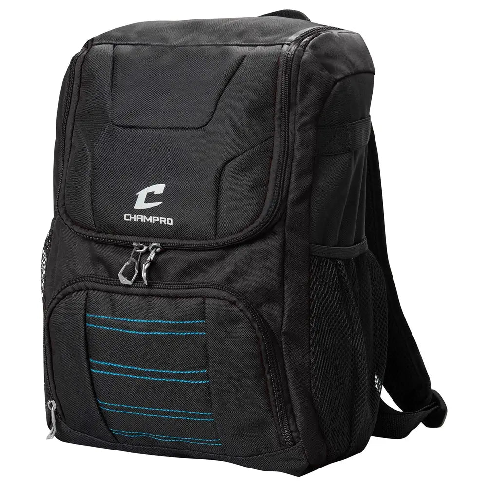 Champro E87 Prodigy Backpack 16’’l x 10.75’’w 8.5’’d - Black