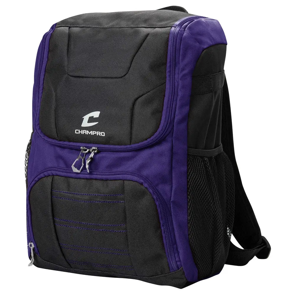 Champro E87 Prodigy Backpack 16’’l x 10.75’’w 8.5’’d - Purple