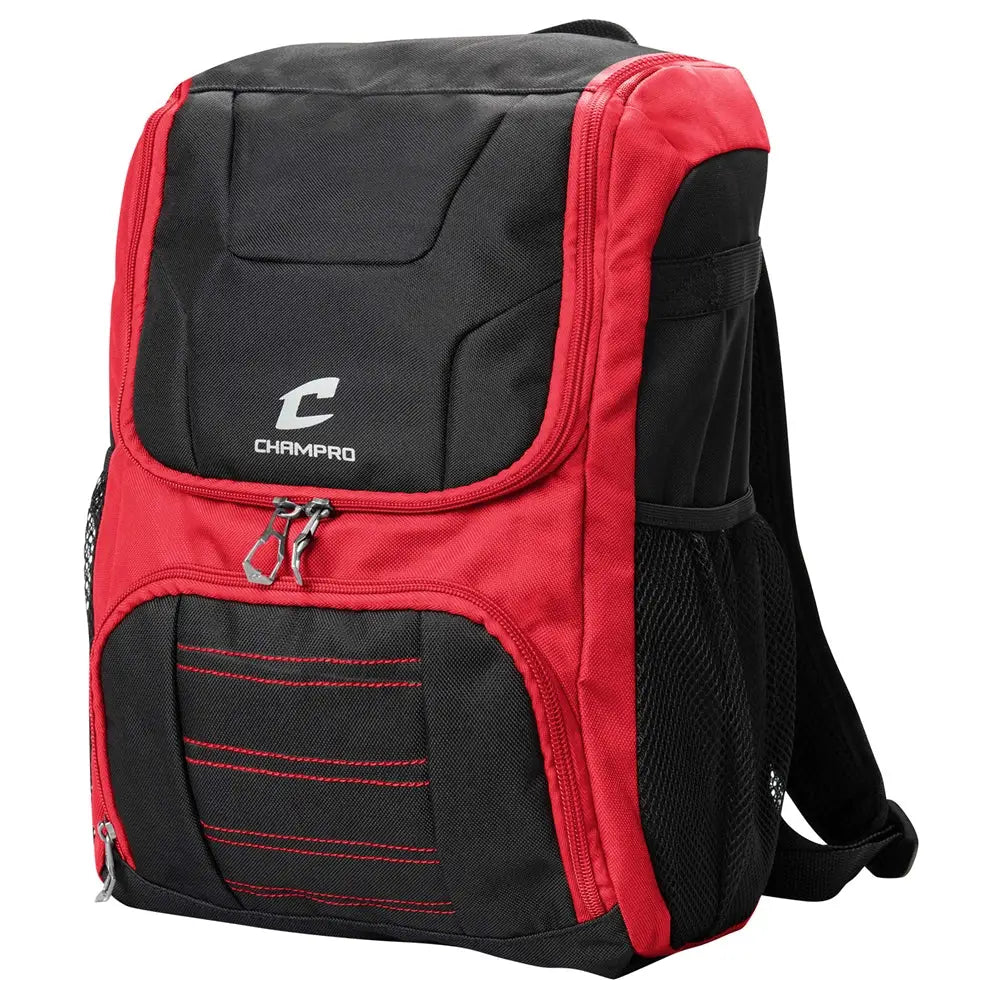 Champro E87 Prodigy Backpack 16’’l x 10.75’’w 8.5’’d - Scarlet