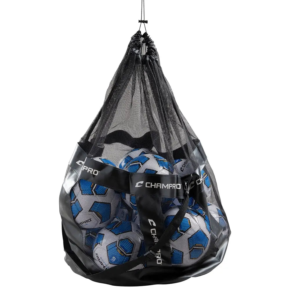 Champro E90 Deluxe Mesh Carrry Bag W/shoulder Strap - Black