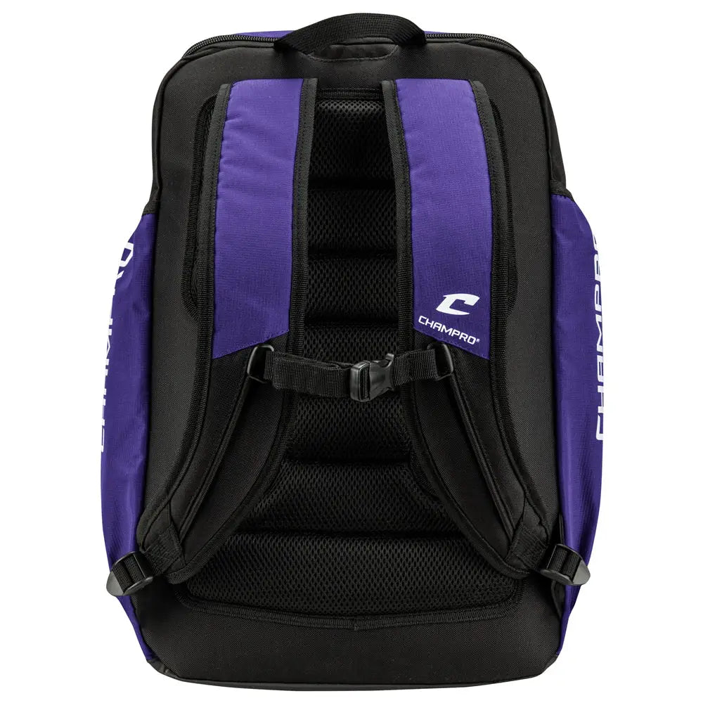 Champro E91 Siege Backpack 18 x 12 8 - Purple