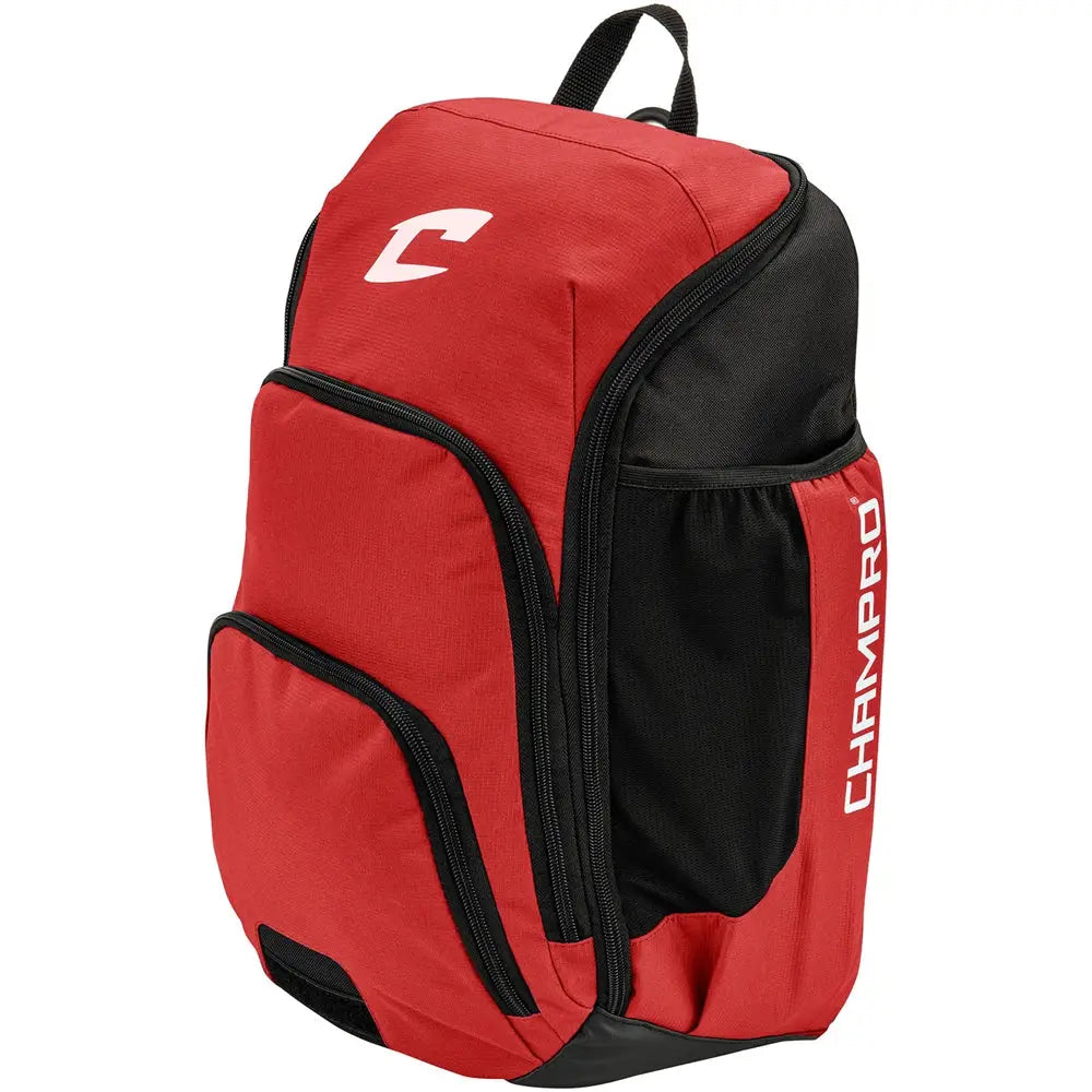 Champro E91 Siege Backpack 18 x 12 8 - Scarlet