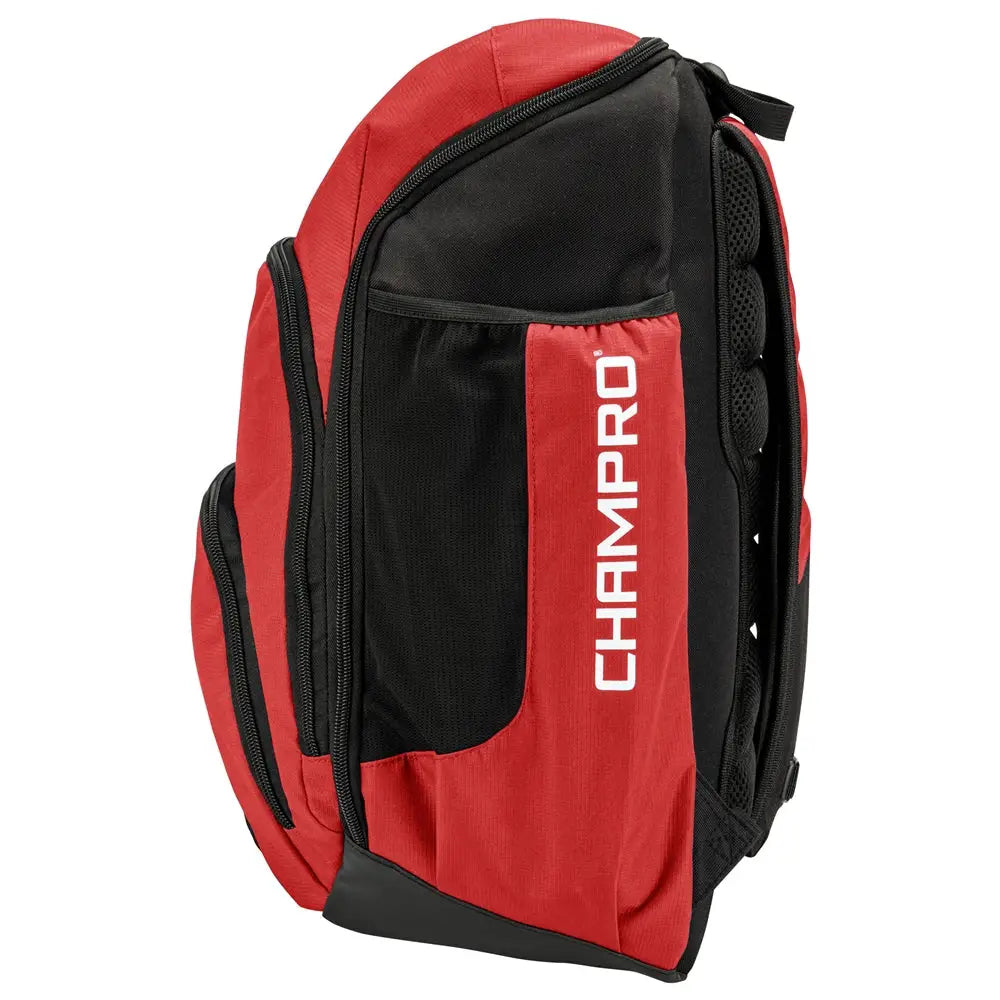 Champro E91 Siege Backpack 18 x 12 8 - Scarlet