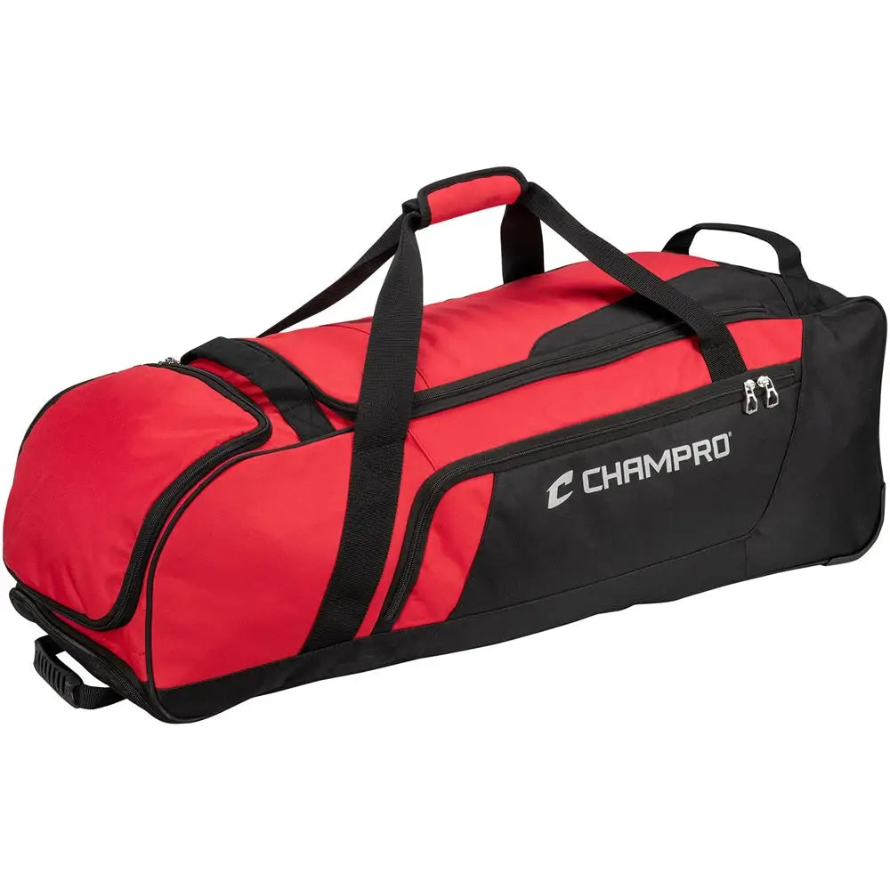 Champro E92 Boss Wheeled Catcher’s Bag - Scarlet