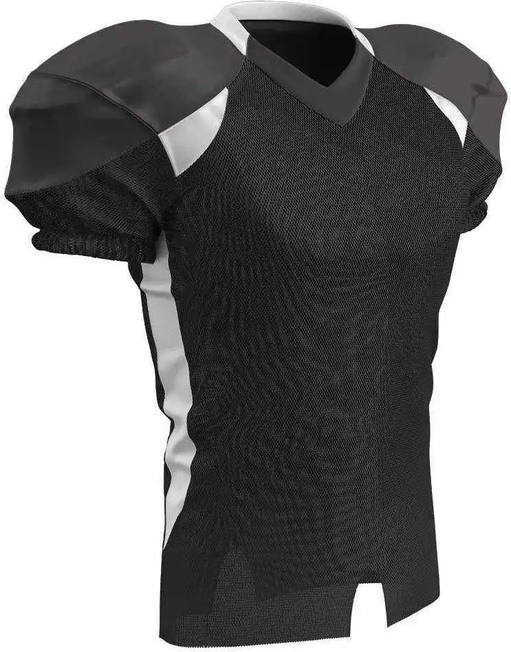 Champro Fj20 Huddle Stretch Polyester Dazzle Jersey - Black White