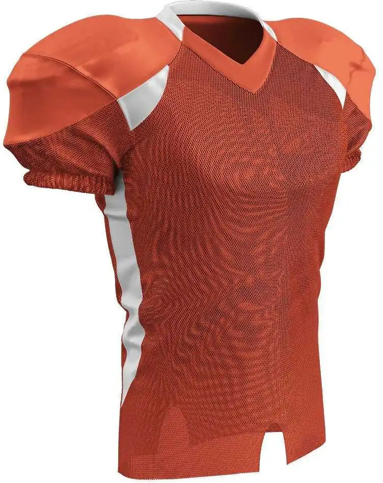 Champro Fj20 Huddle Stretch Polyester Dazzle Jersey Orange White