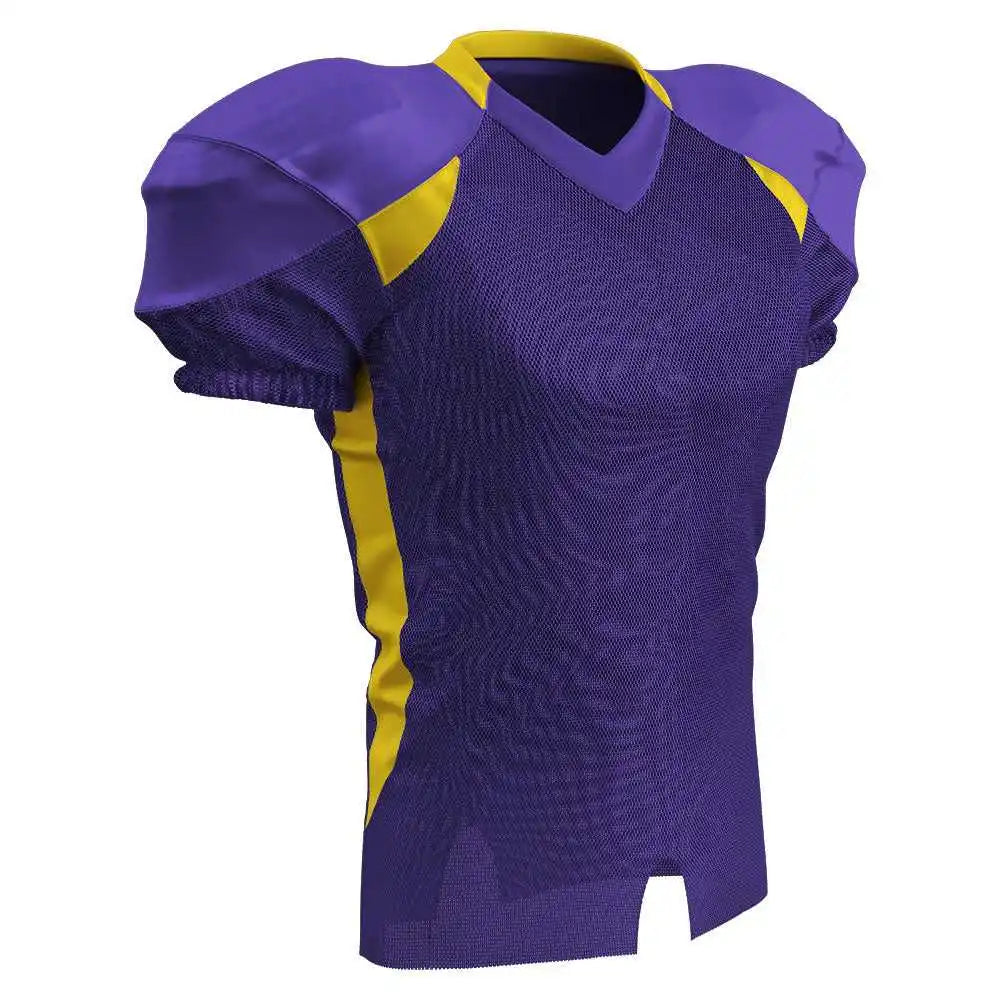 Champro Fj20 Huddle Stretch Polyester Dazzle Jersey - Purple Gold