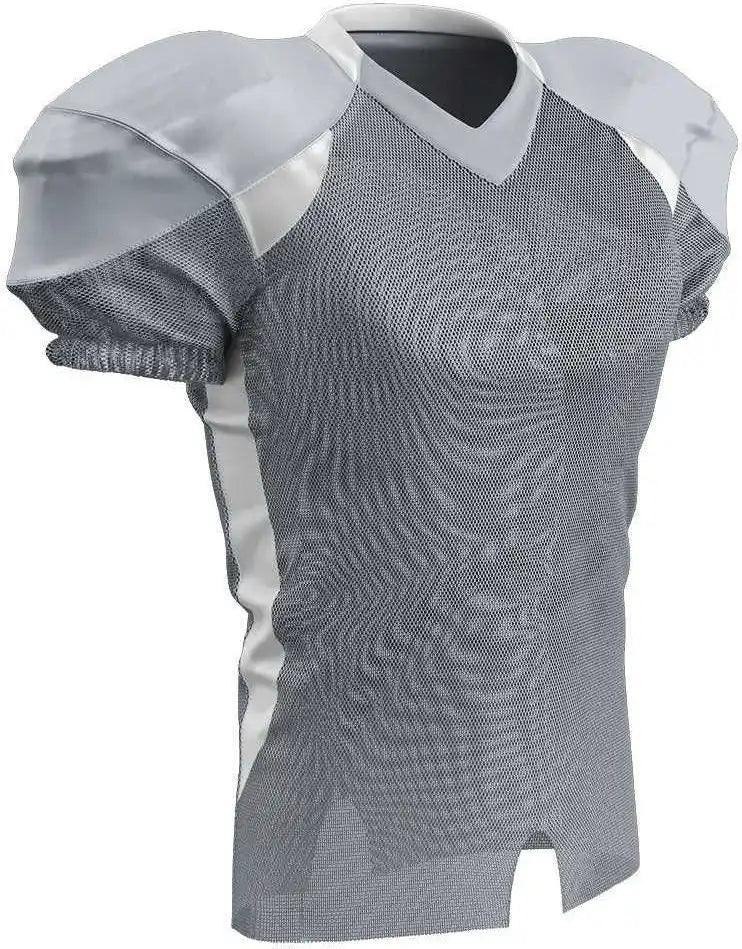 Champro Fj20 Huddle Stretch Polyester Dazzle Jersey - Silver White