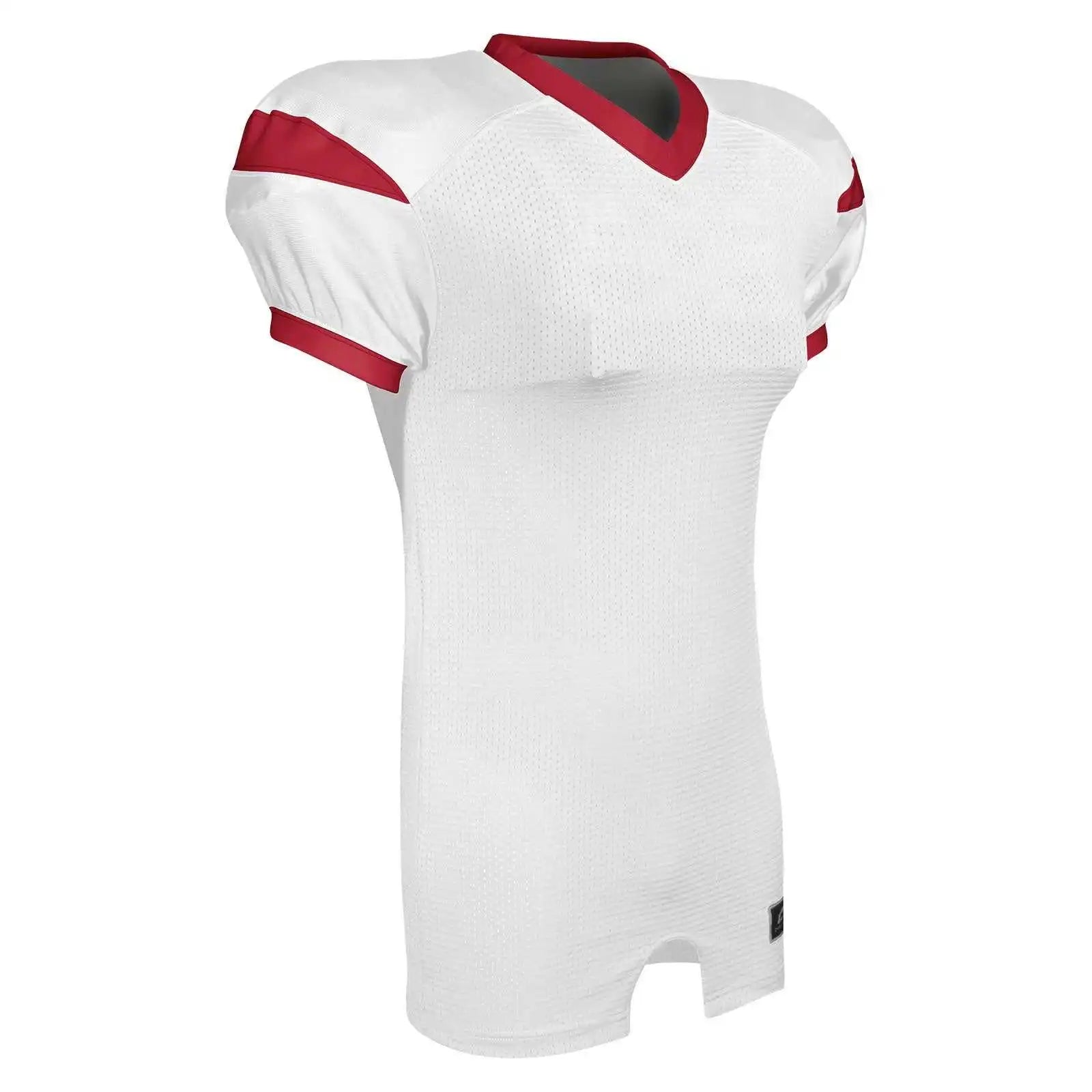 Champro Fj30 Backer Football Jersey - White Scarlet