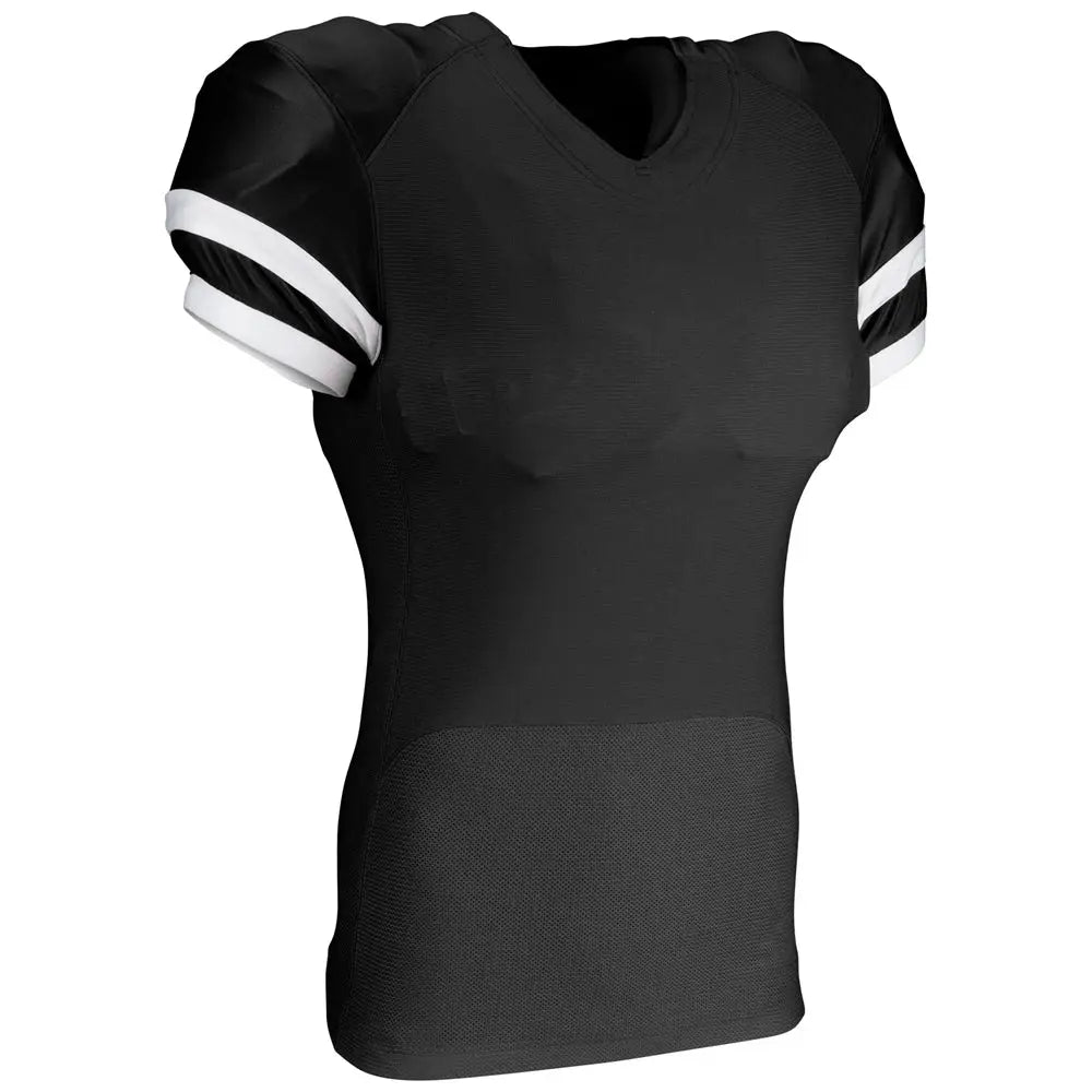 Champro Fj33 End Zone Football Jersey- Black White