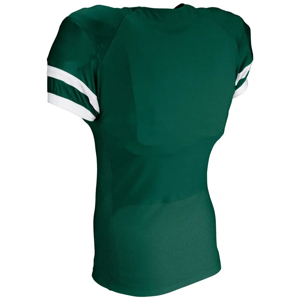 Champro Fj33 End Zone Football Jersey - Forest Green White