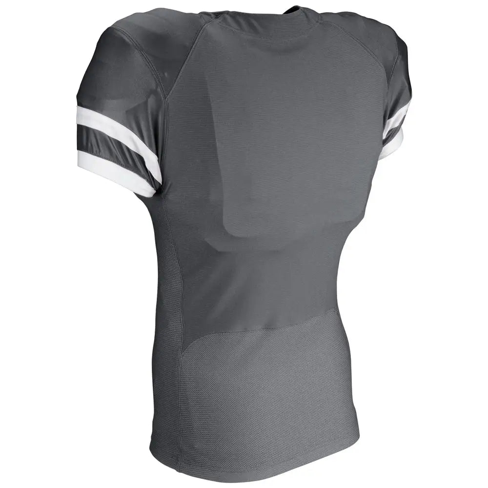 Champro Fj33 End Zone Football Jersey - Graphite White