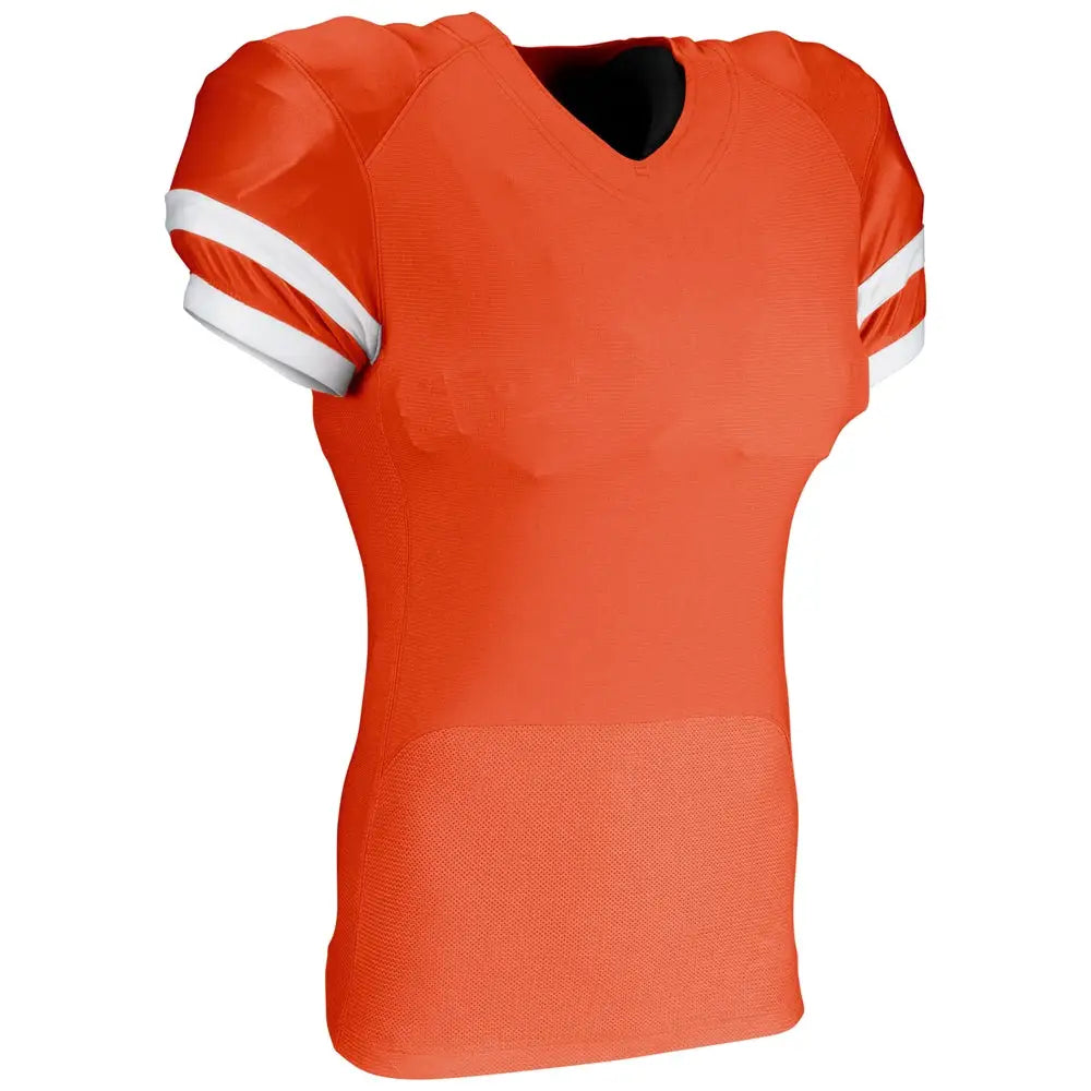 Champro Fj33 End Zone Football Jersey - Orange White