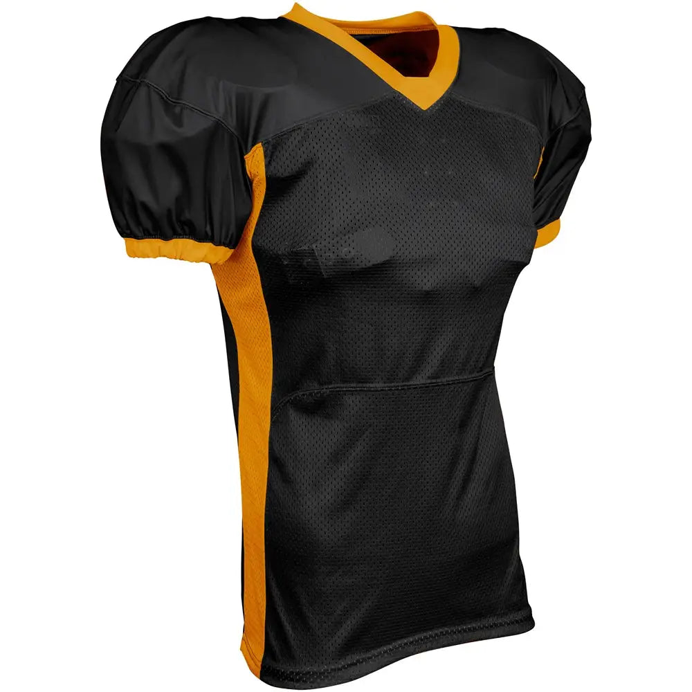 Champro Fj40 Blitz Football Jersey - Black Gold