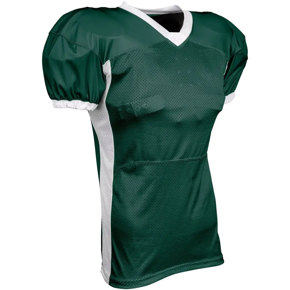 Champro Fj40 Blitz Football Jersey - Forest Green White