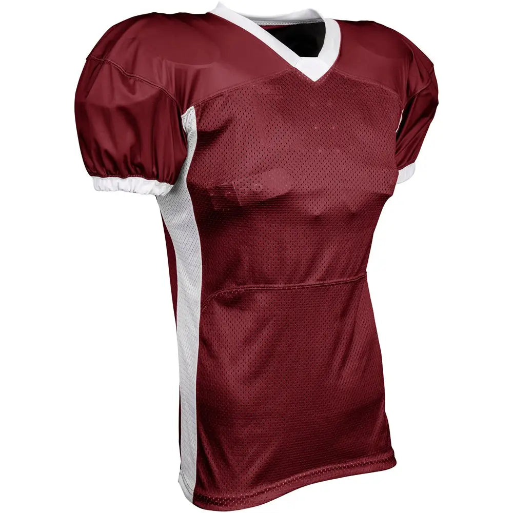 Champro Fj40 Blitz Football Jersey - Maroon White