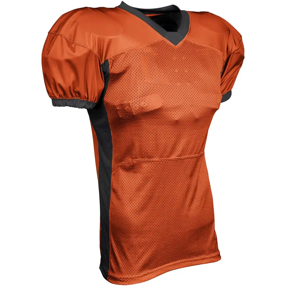 Champro Fj40 Blitz Football Jersey - Orange Black