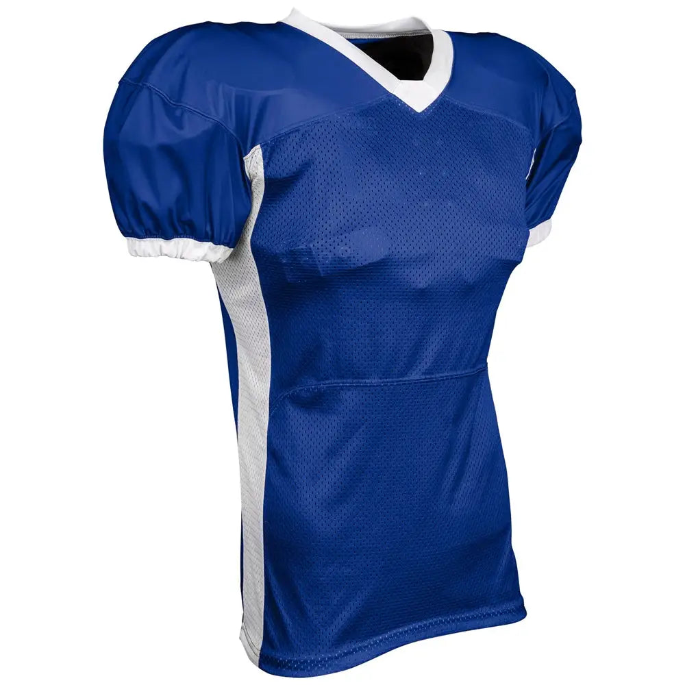 Champro Fj40 Blitz Football Jersey - Royal White - Adult s