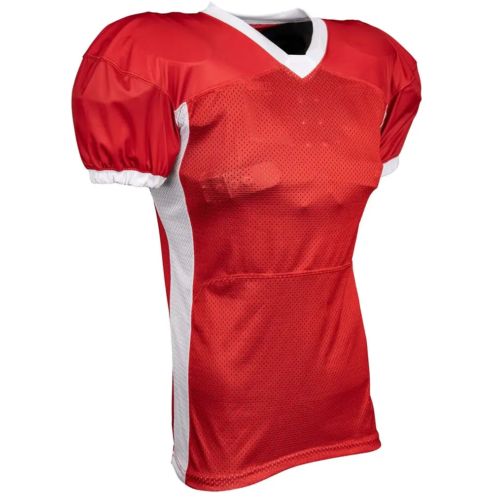 Champro Fj40 Blitz Football Jersey - Scarlet White