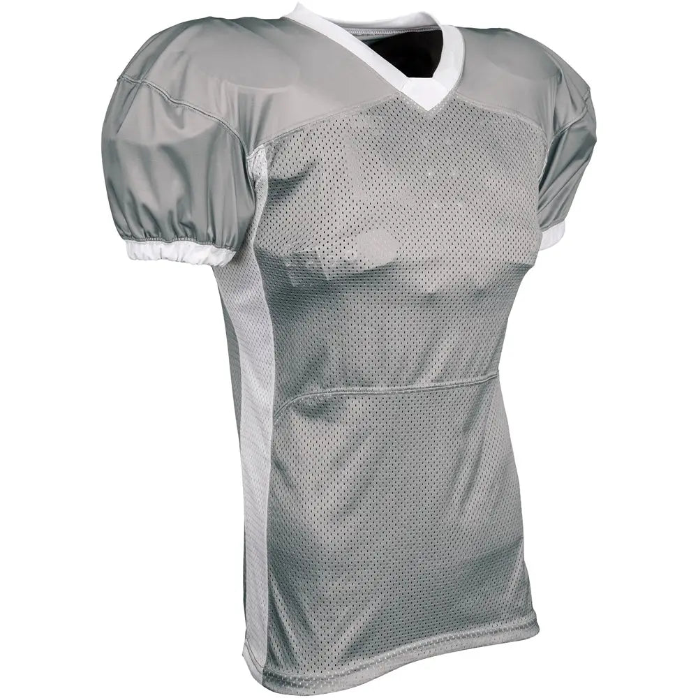 Champro Fj40 Blitz Football Jersey - Silver White