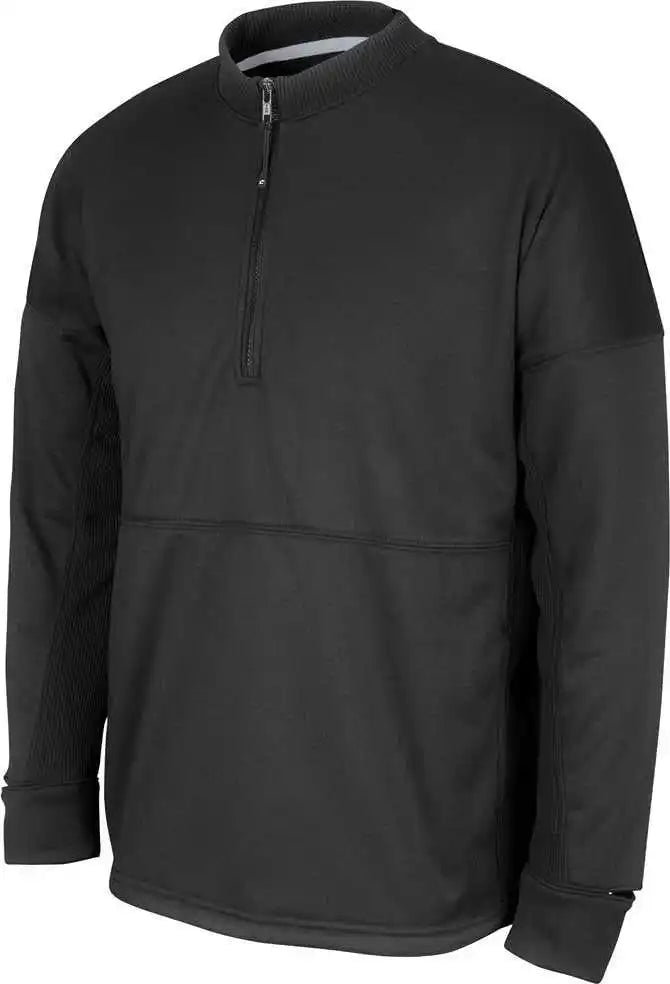 Champro Flc4 Lineup Fleece Men’s 1/4 Zip Crew - Black