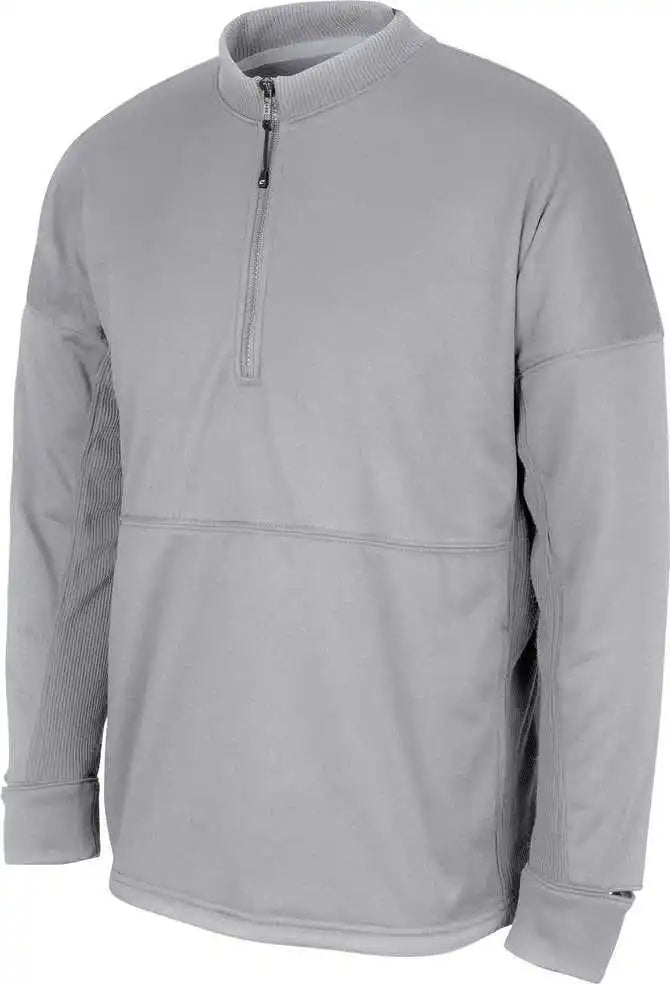 Champro Flc4 Lineup Fleece Men’s 1/4 Zip Crew - Silver