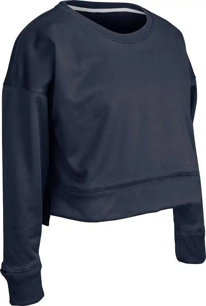 Champro Flc5 Lineup Fleece Women’s Crop Crew - Navy