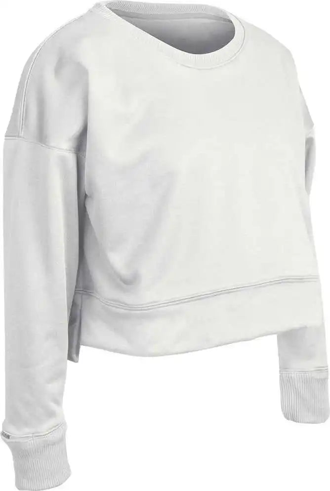 Champro Flc5 Lineup Fleece Women’s Crop Crew - White