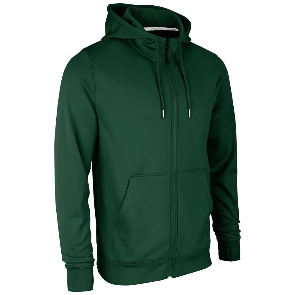 Champro Flc6 Lineup Fleece Zip Up Hoodie - Forest Green - Adult s