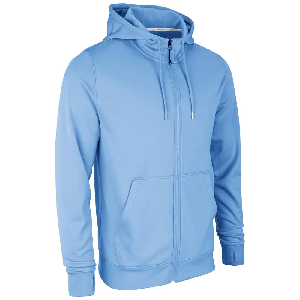 Champro Flc6 Lineup Fleece Zip Up Hoodie - Light Blue - Adult s