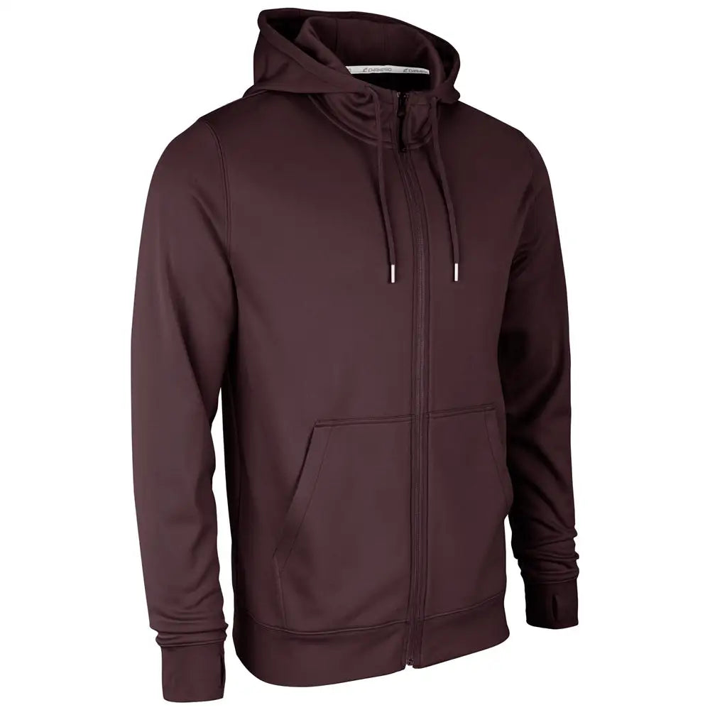 Champro Flc6 Lineup Fleece Zip Up Hoodie - Maroon - Adult s