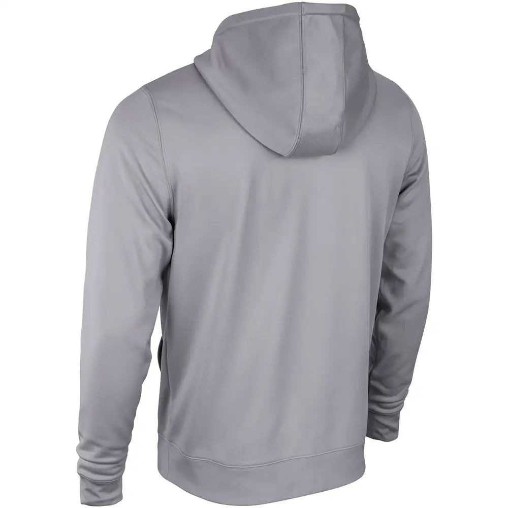 Champro Flc6 Lineup Fleece Zip Up Hoodie - Silver - Adult s